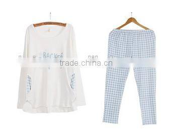 wholesale cotton pajamas women popular printing pajamas for women