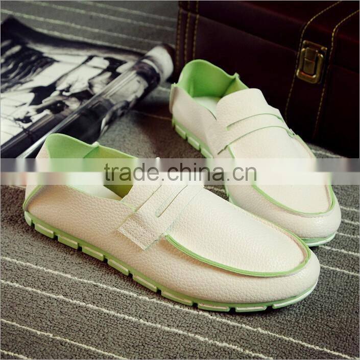 2016 Spring Trendy Shoes,PU Leather Men Outdoor Shoes