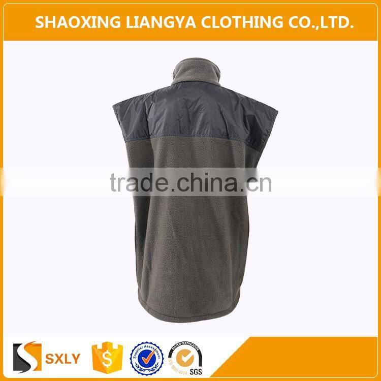 China Manufacture Sleeveless Cheap Fleece Vest Jacket