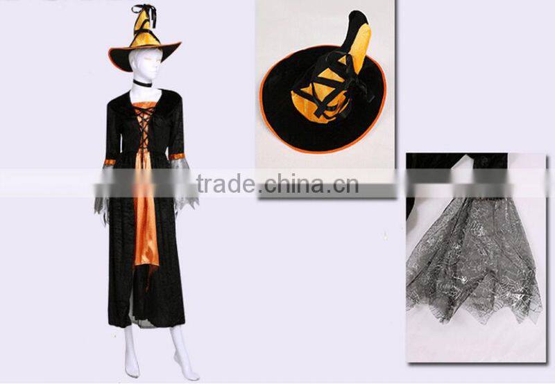 Halloween Saxy Witch Dress For Girl