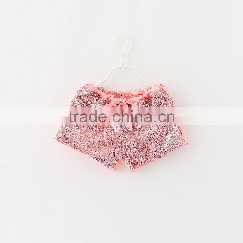 Hot Sell 4 Colors Baby Girls Sequin Shorts Wholesale 2-7 Years