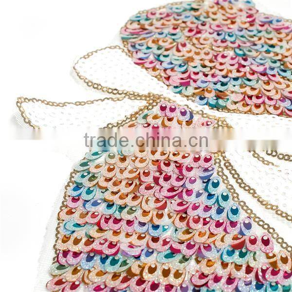 Polyester Patches DIY Scrapbooking Craft Cat Animal Multicolor Iron-On Custom Appliques