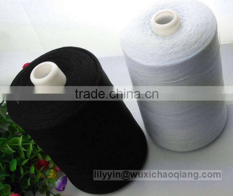 cotton spun polyester sewing thread,spun polyester sewing thread for book binding,dmc thread