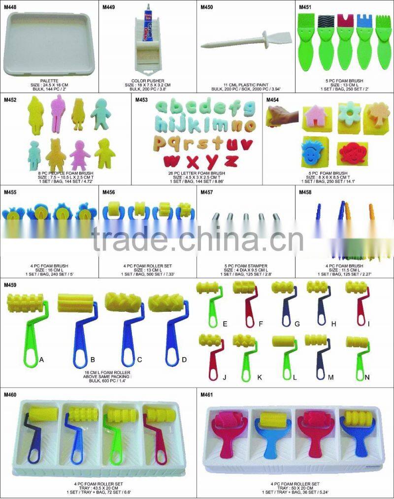 2pcs eva foam Geometry stamp