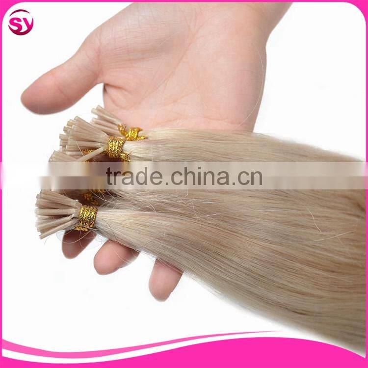 Top Grade Factory Direct Cheap 0.5G Per Strand I/U/V Tip Nail Keratin Hair
