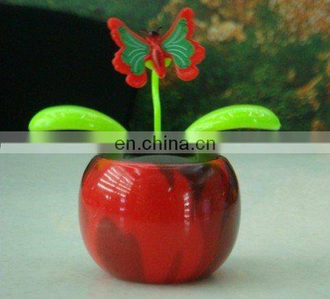 newest solar flip flap solar powered dancing flower