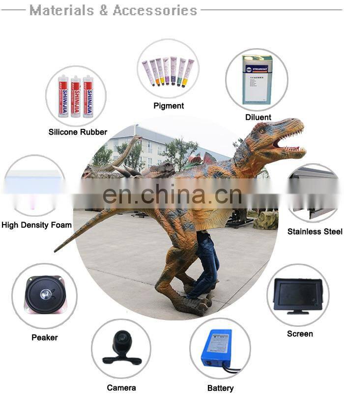 Outdoor vivid walking animatronic dinosaur costume