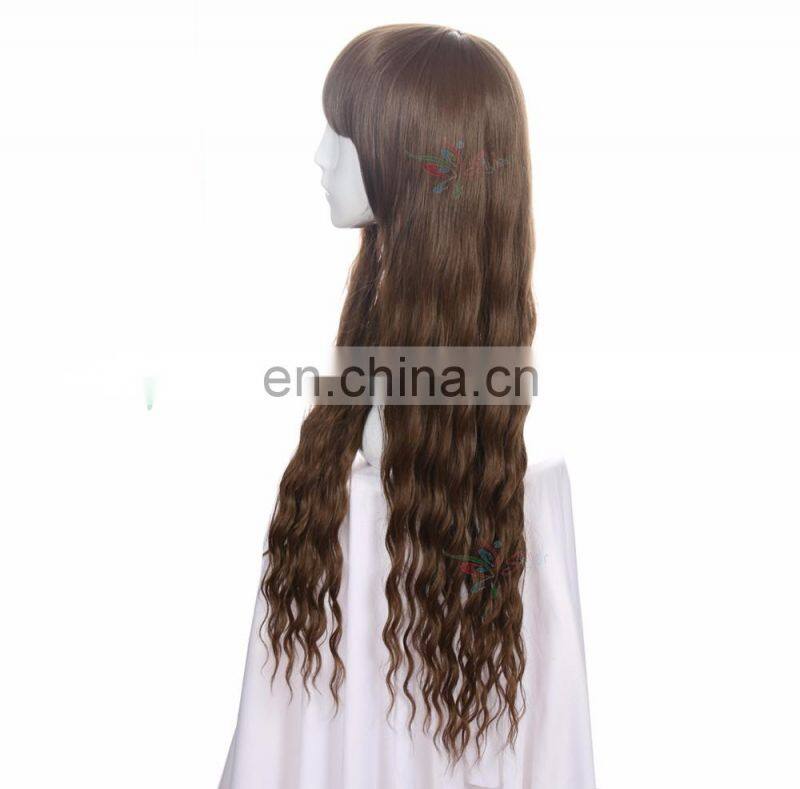 Styler Brand long cosplay wigs 100% polyester brazilian hair wig for women, jewish wig