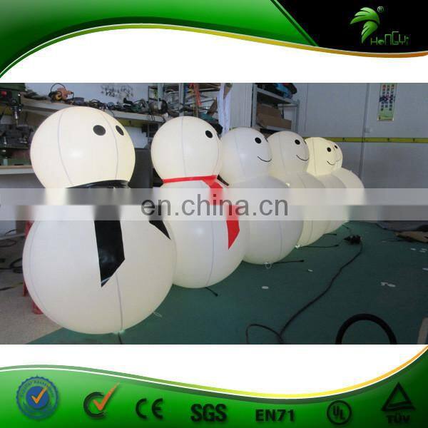 Advertising Inflatable Air Blown Products / Super Quality Inflatable Christmas Snowman With Led Lighting For Decoration