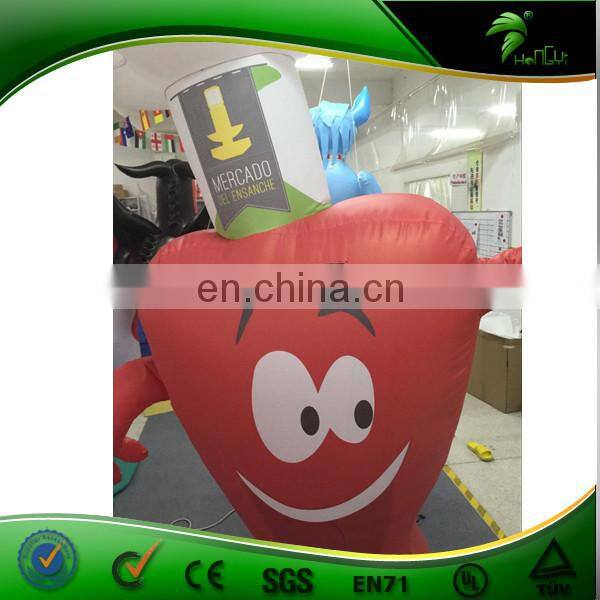 Walking Inflatable Dancer Man / Inflatable Red Pepper For Promotion Event / Custom Advertising Inflatable Costume