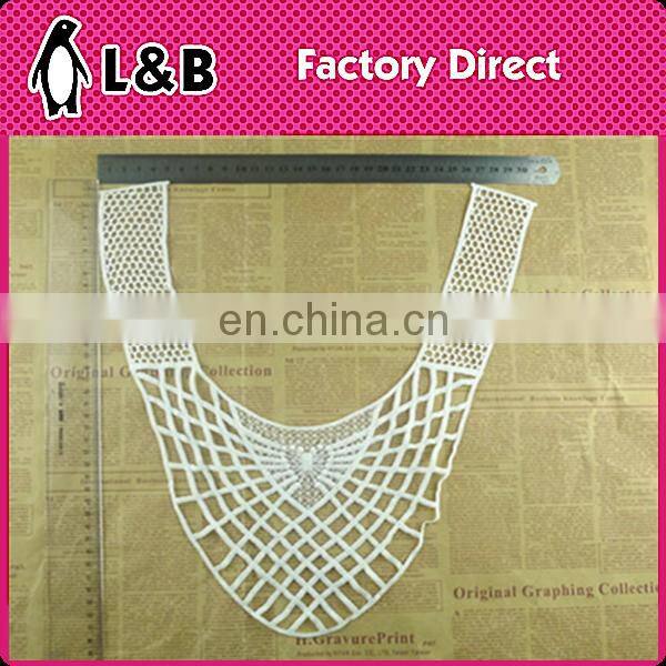 New Design Milk Silk Collar Embroidered Neckline Fringe Decorative Collar For Garment