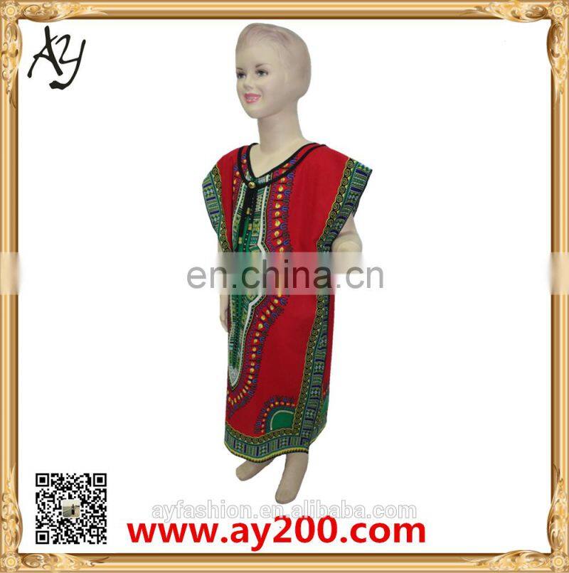 wholesale printing dashiki kids girl dress Africa dashiki children dress