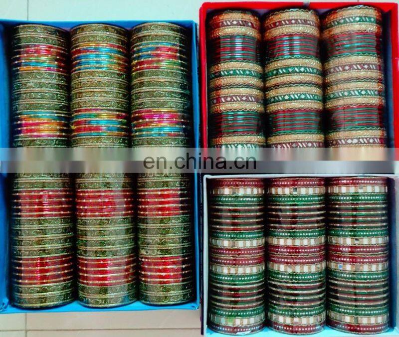 Indian wedding wear metal bangles - Bollywood style metal kangan - Traditional metal bangle churi