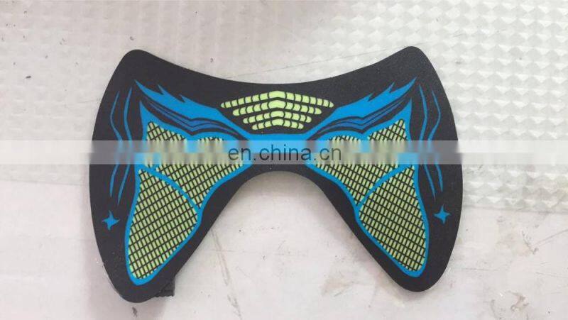 Lighting EL Mask Panel EL Facial Mask for Halloween