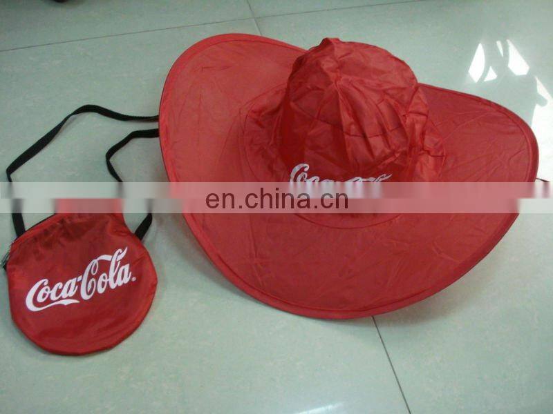 Fashion Acceccories type pocket hat ,190T foldable cap