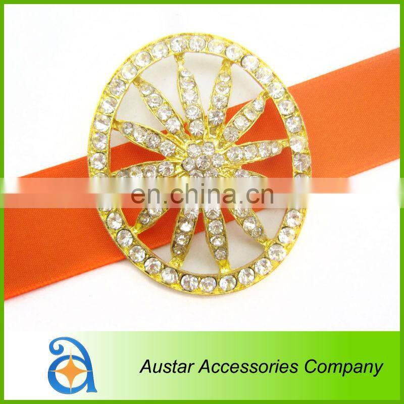 Wholesale rectangles rhinestone clasp buckle