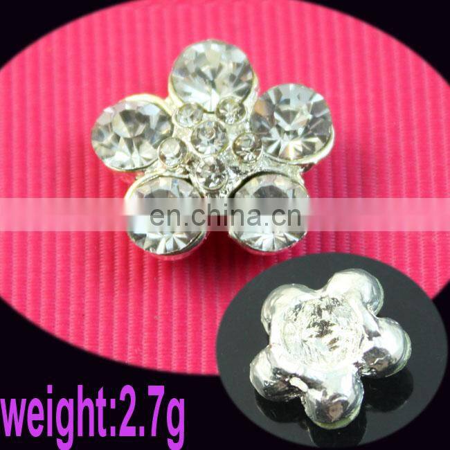 flower shaped fashion rhinestone buttons ,garment button,cheap acrylic button