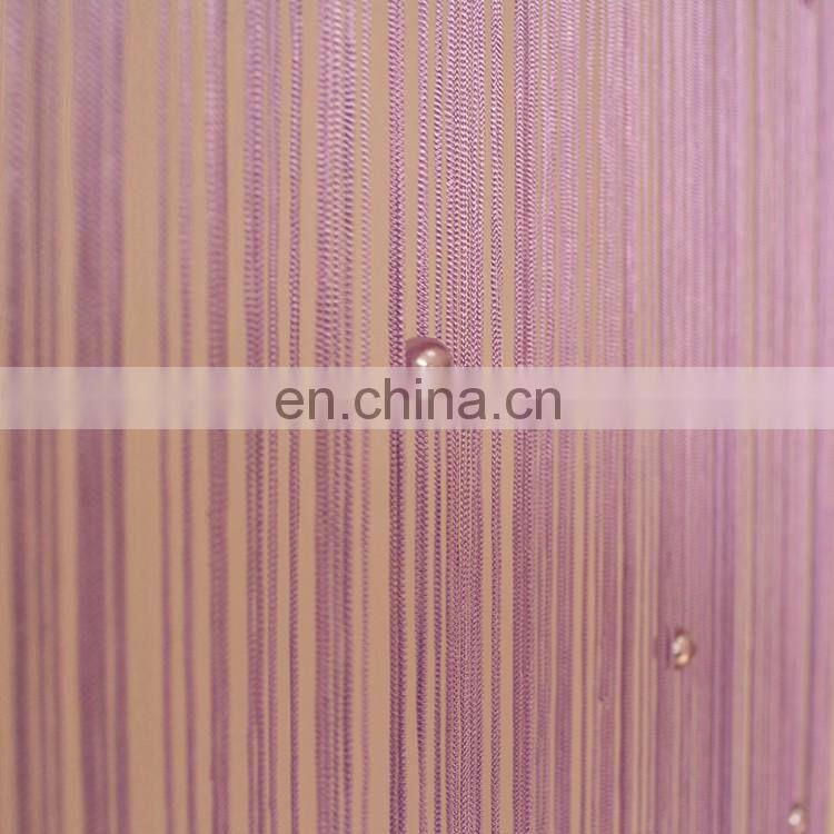 Beaded string curtain for household furnishing
