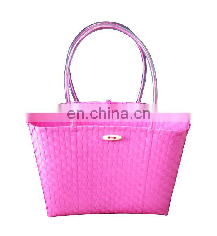Plastic hand woven Shopping bag