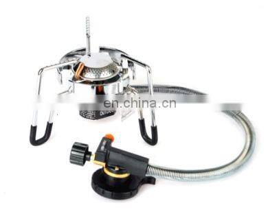 CAMPING & OUTDOOR STOVE WITH LONG HOSE & ADAPTOR