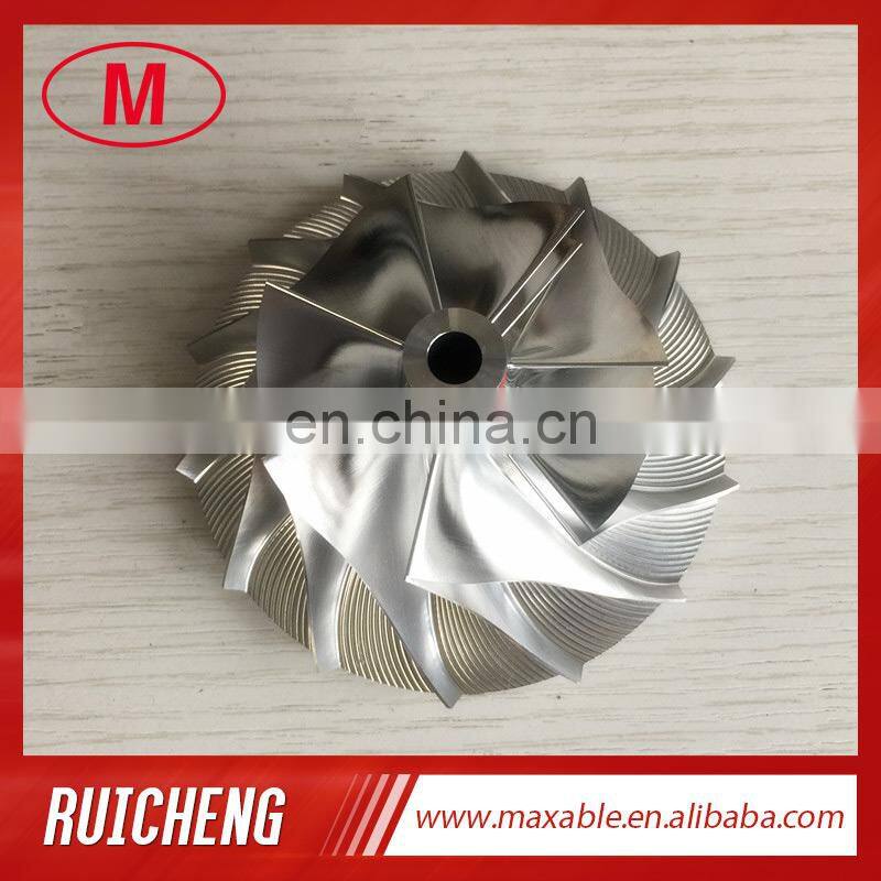 HX40 55.97/85.98mm 3599018 7+7 blades high performance turbo Billet/milling/aluminum 2618 compressor wheel for 4037173/4037175