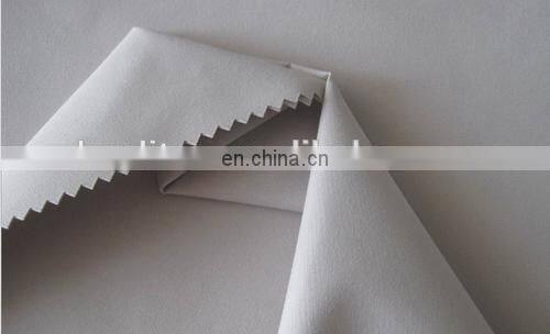 Waterproof Breathable Transparent Bonded Plain Polyester Peach Skin Fabric/Cloth