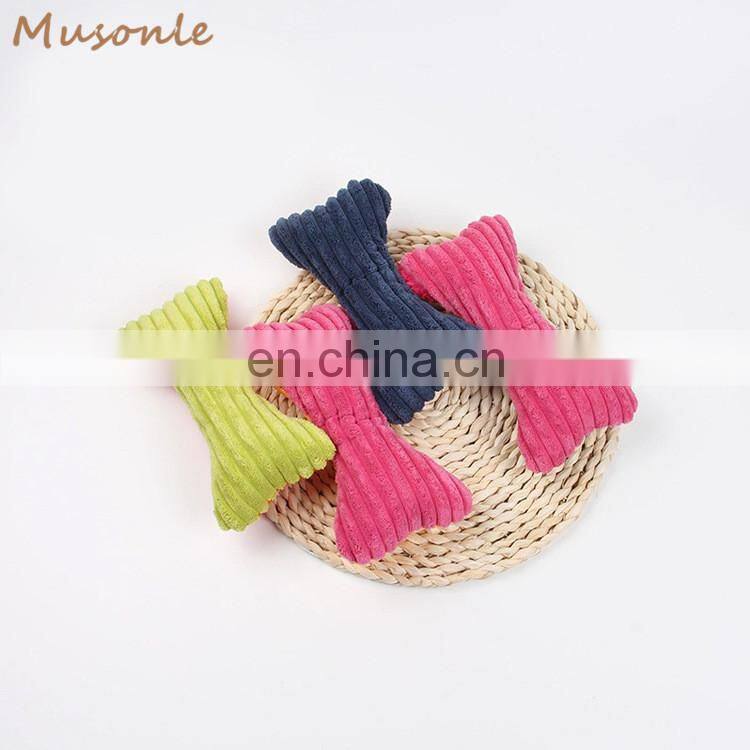 Popular products 2020 bulk pet dog squeaky toys bone