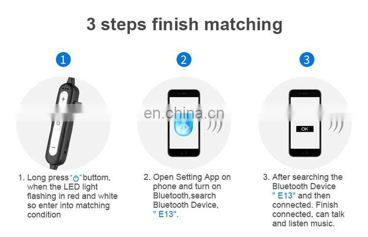 New Bulk Metal Wireless Pure Bass Neckband Earbuds Earphones Headphones with TF card