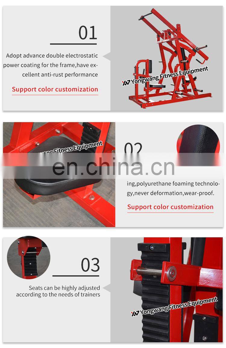 Best choice bodystrong gym equipments strength YW-1631 Iso-lateral chest and back