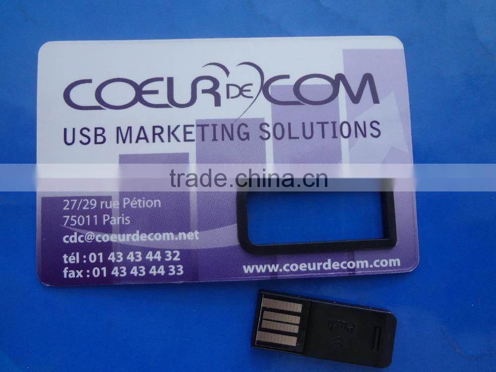 china manufacture hot selling usb credit card logo with Paper printer