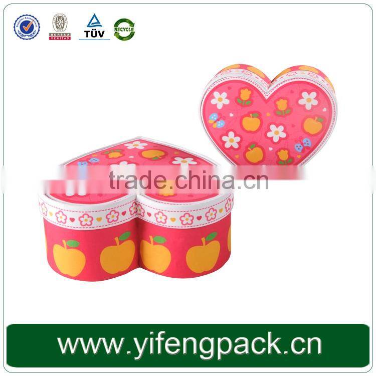 Customer request full sizes color printed Rigid waxed cardboard box cheap packaging with lid for gift