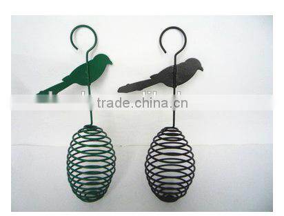 large window Metal hanging round Bird feeder