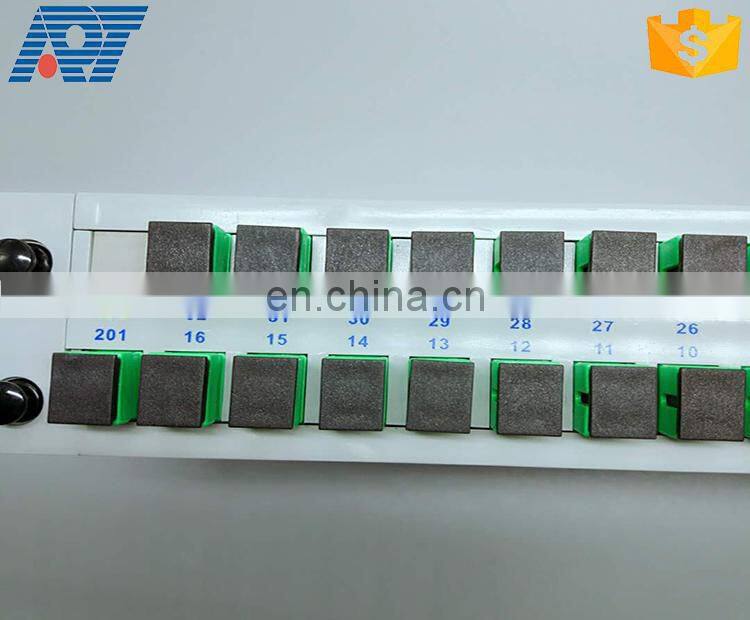 FTTH optical fiber connector 32 ports cassette type PLC splitter with factory price