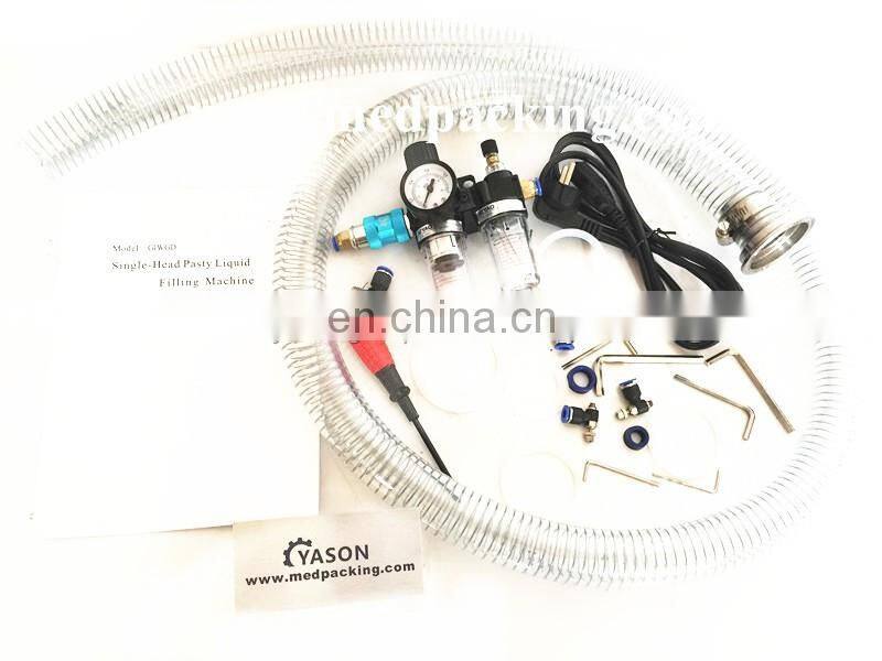 50-1000ml Single Head Cream Shampoo Filling Machine with Mixer