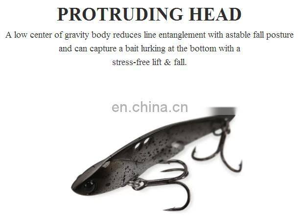 wholesale various colours 58mm 11g metal VIB fishing lure
