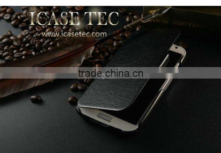 Smart leather cover for samsung galaxy s4 i9500 , back case for samsung i9500 , book style leather case for galaxy s4