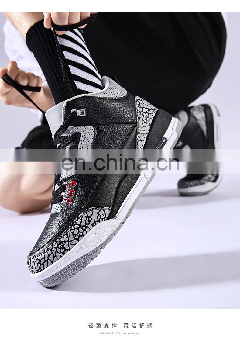 Factory Outlet 2021 Christmas Fall Winter Leisure Wild Fashion Gym Training Customized Men's Sports Basketball Shoes