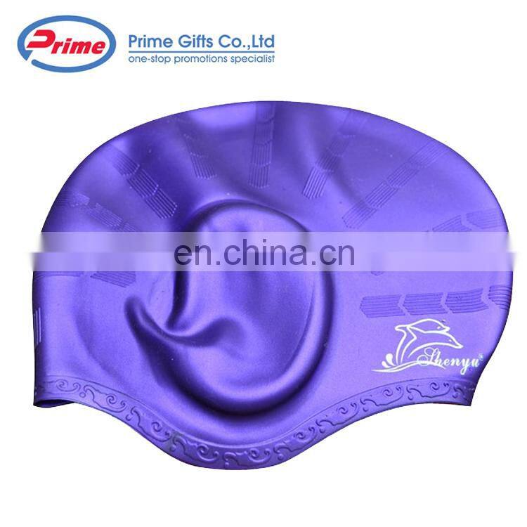 Custom Printed Silicone Swim Cap for Adult