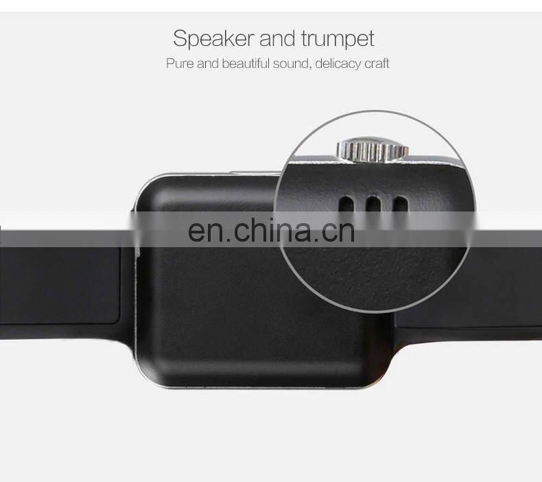 A1 BT Call Music Smart Watch Fitness Tracker Sport Pedometer Camera Message Reminder Smartwatch A1