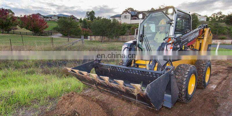 2022 Evangel 60HP Diesel Quad 4X4 Mini Skid Steer Loader Made In China 375B