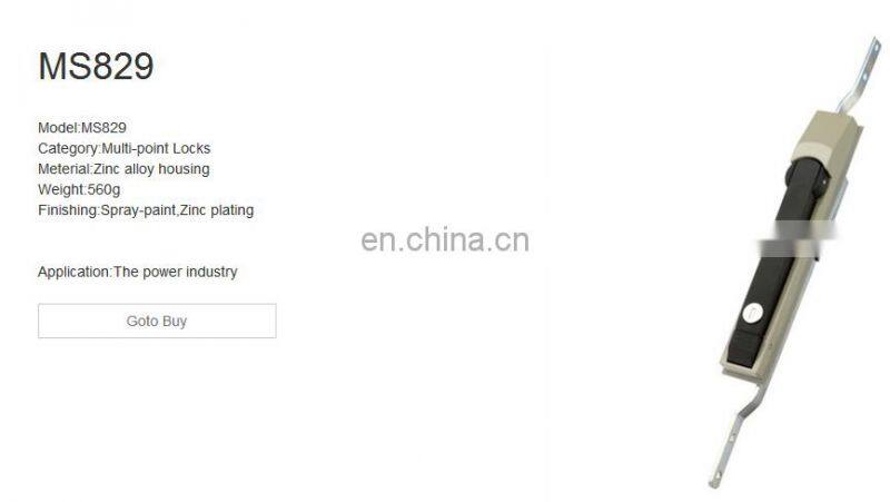 MS829 ZDC Chrome or Powder coated Zinc Alloy Multi-point 3 Point Lock