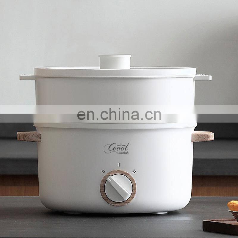 Household mini electric hot pot, electric boiling pot, multi-function student dormitory