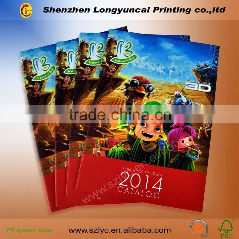high quality full color printing children toys catalogue