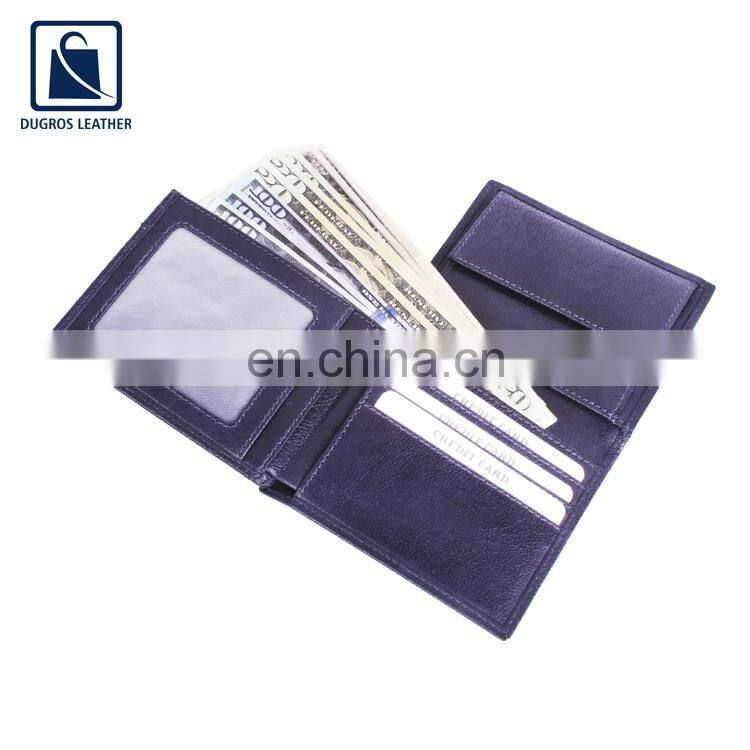 Fashion Designer Stylish Matching Stitching Genuine Leather Wallet for Men at Best Price