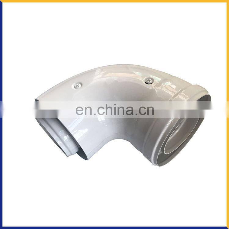 90 Degree aluminum 60 100 mm coaxial elbow for gas boiler flue