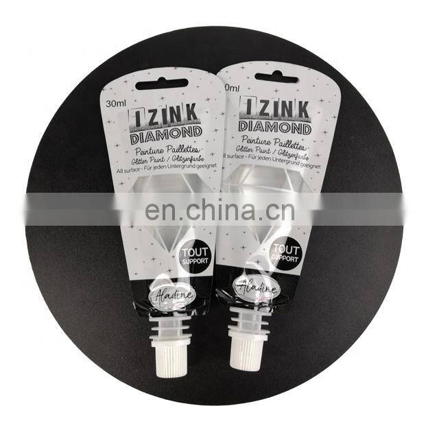 custom made 30ml small plastic cosmetic foil sachet sample packaging