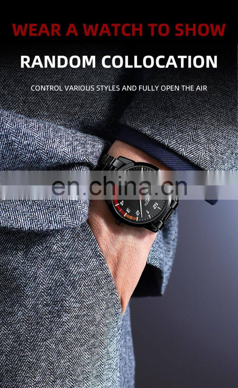 NIBOSI Fashion Luxury Men Watches Top Brand Luxury Stainless Quartz Wristwatch Sport Waterproof Chronograph Male Clock 2528