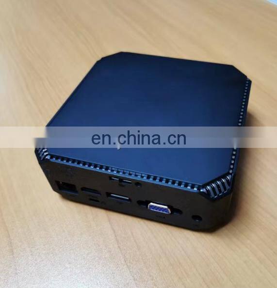 Gaming mini PC Win10 Pro Intel Core Celeron 3867U Quad Core 8 Threads DDR4 Mini Desktop Computer 4K DP HD WIFI