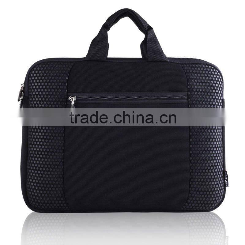 15" neoprene laptop bag with shoulder belt