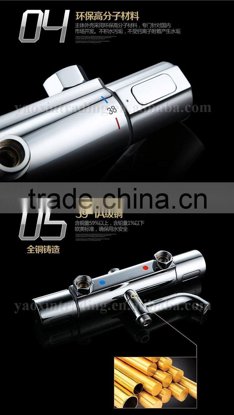 Wall Mounted 3 Function Thermostatic Shower Mixer Sets